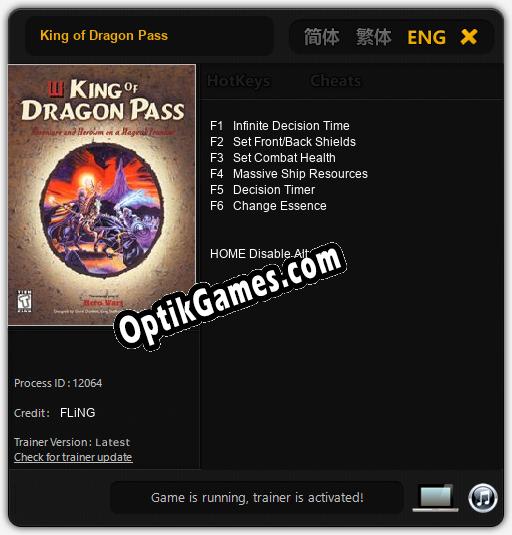 King of Dragon Pass: Cheats, Trainer +6 [FLiNG]