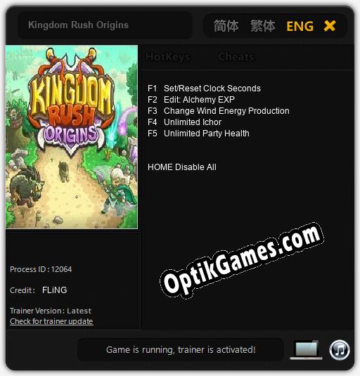 Kingdom Rush Origins: Cheats, Trainer +5 [FLiNG]