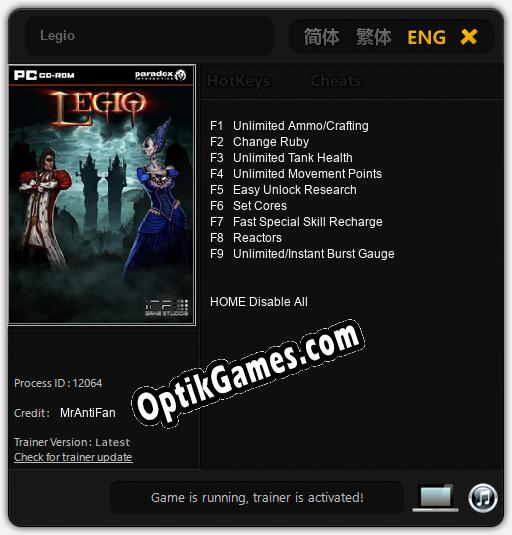 Trainer for Legio [v1.0.1]