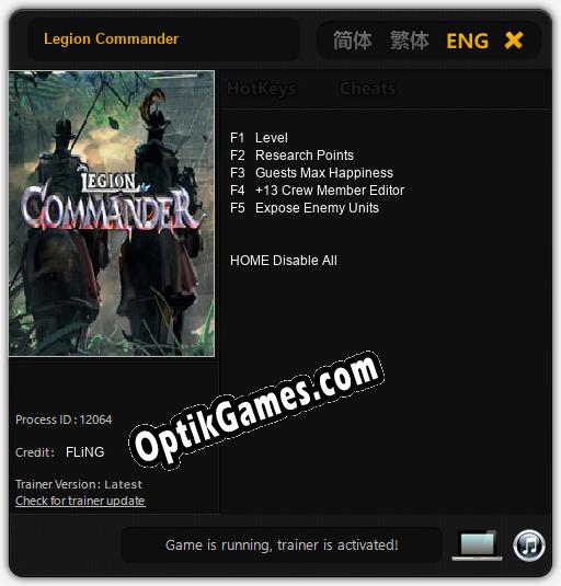 Legion Commander: Cheats, Trainer +5 [FLiNG]