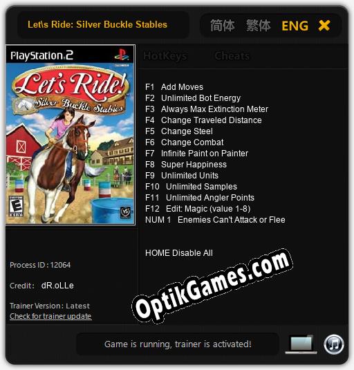 Lets Ride: Silver Buckle Stables: Trainer +13 [v1.6]