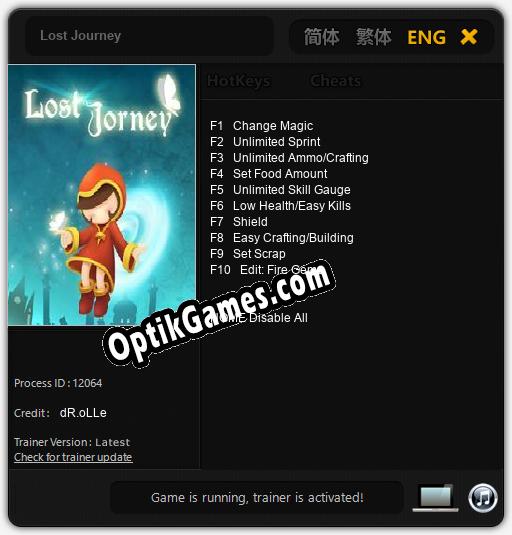 Lost Journey: TRAINER AND CHEATS (V1.0.79)