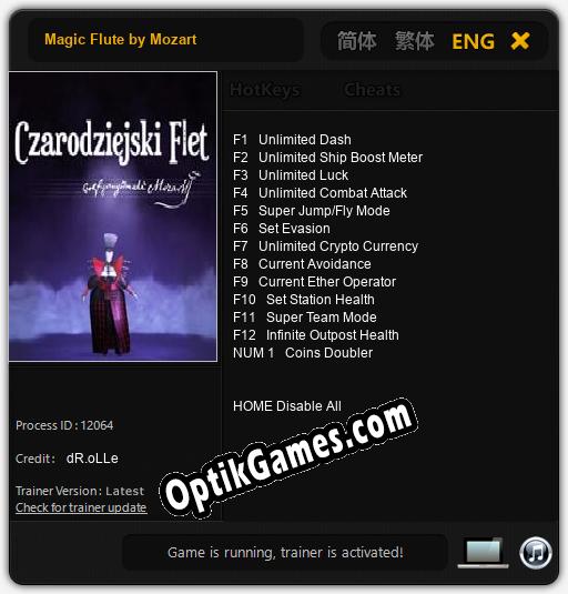 Magic Flute by Mozart: Trainer +13 [v1.8]