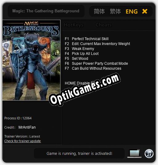 Magic: The Gathering Battlegrounds: Trainer +7 [v1.1]