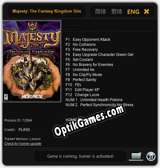 Majesty: The Fantasy Kingdom Sim: TRAINER AND CHEATS (V1.0.43)