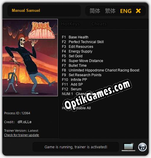 Trainer for Manual Samuel [v1.0.4]