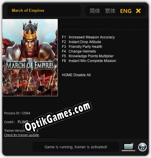 March of Empires: Cheats, Trainer +6 [FLiNG]