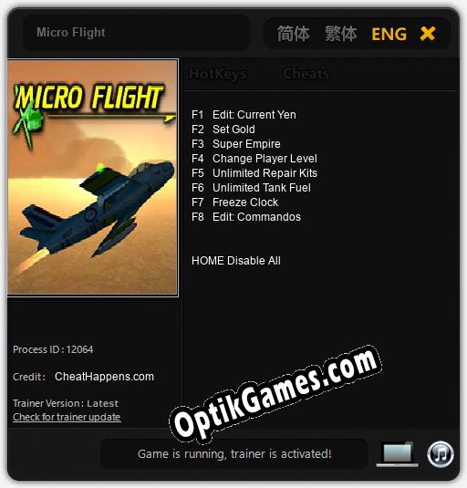 Micro Flight: Trainer +8 [v1.4]