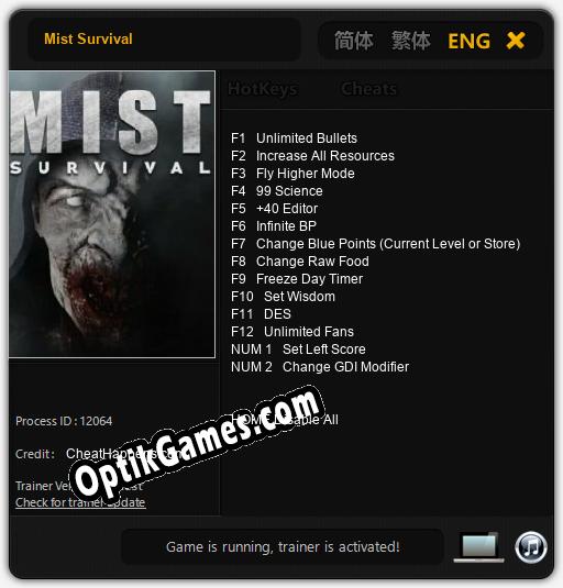 Mist Survival: Cheats, Trainer +14 [CheatHappens.com]
