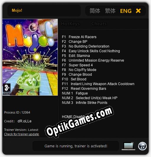 Mojo!: Trainer +15 [v1.9]