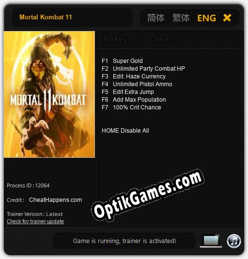 Mortal Kombat 11: Cheats, Trainer +7 [CheatHappens.com]
