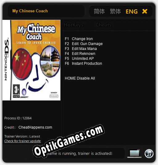 My Chinese Coach: TRAINER AND CHEATS (V1.0.86)