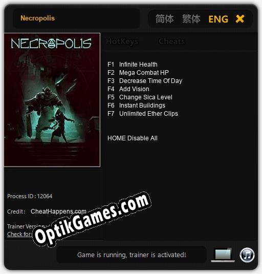 Necropolis: Cheats, Trainer +7 [CheatHappens.com]