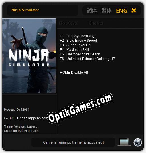 Trainer for Ninja Simulator [v1.0.2]