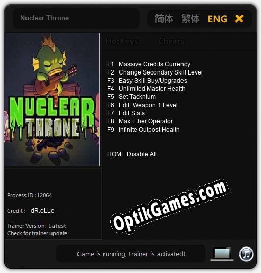 Nuclear Throne: TRAINER AND CHEATS (V1.0.29)