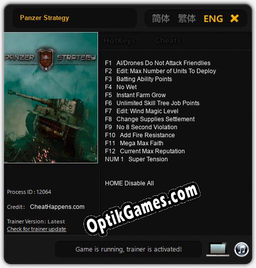 Panzer Strategy: Trainer +13 [v1.2]