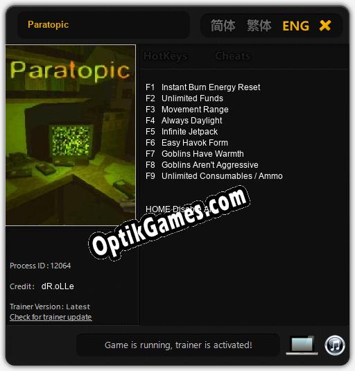 Trainer for Paratopic [v1.0.6]