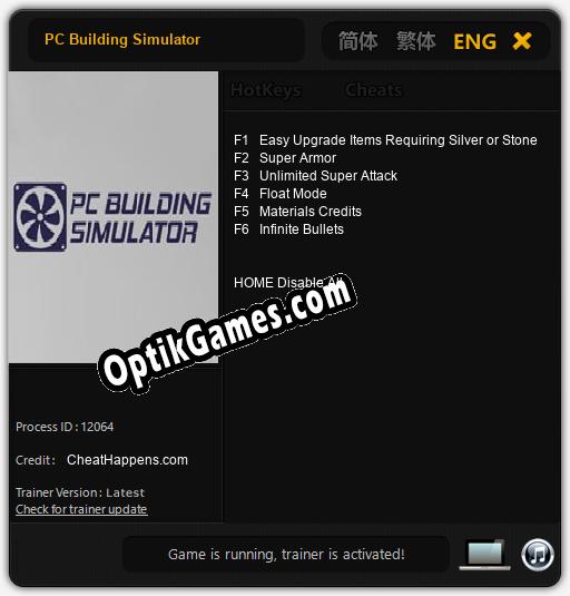 PC Building Simulator: Trainer +6 [v1.6]