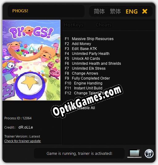 PHOGS!: Cheats, Trainer +12 [dR.oLLe]