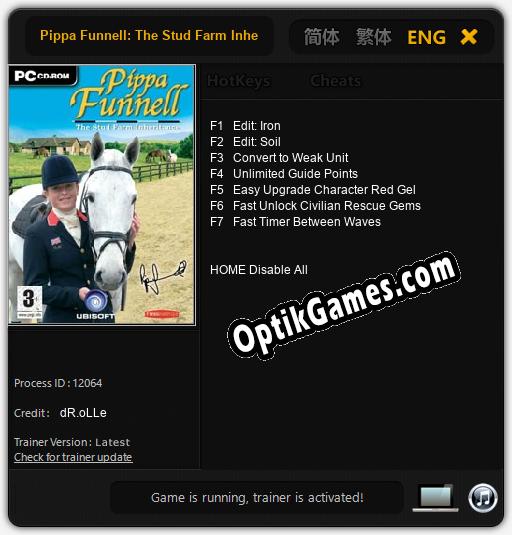 Pippa Funnell: The Stud Farm Inheritance: Trainer +7 [v1.8]