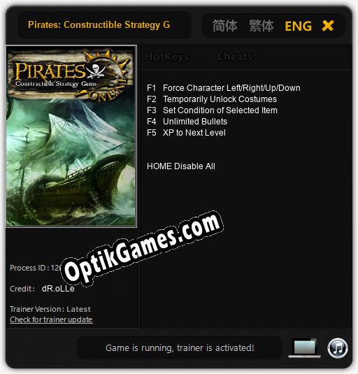 Pirates: Constructible Strategy Game Online: Trainer +5 [v1.6]