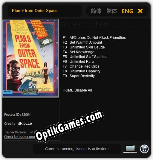 Trainer for Plan 9 from Outer Space [v1.0.4]