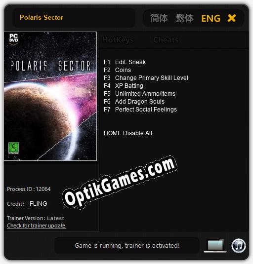 Trainer for Polaris Sector [v1.0.4]