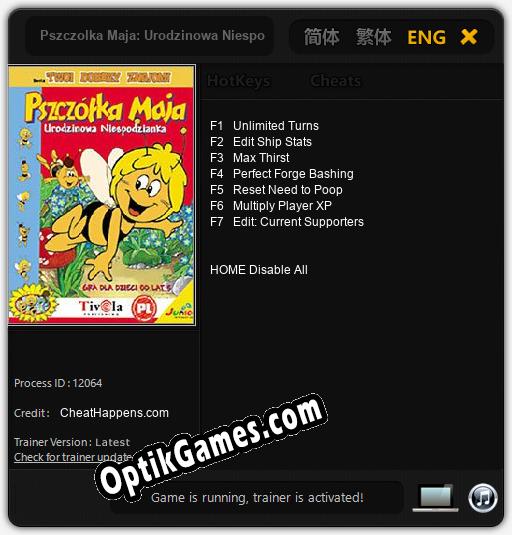 Pszczolka Maja: Urodzinowa Niespodzianka: TRAINER AND CHEATS (V1.0.19)