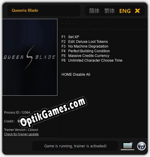 Queens Blade: Cheats, Trainer +6 [MrAntiFan]