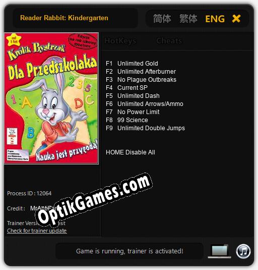 Reader Rabbit: Kindergarten: Trainer +9 [v1.4]