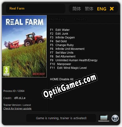 Real Farm: Cheats, Trainer +11 [dR.oLLe]