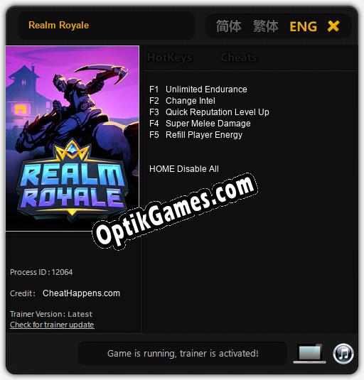 Trainer for Realm Royale [v1.0.5]
