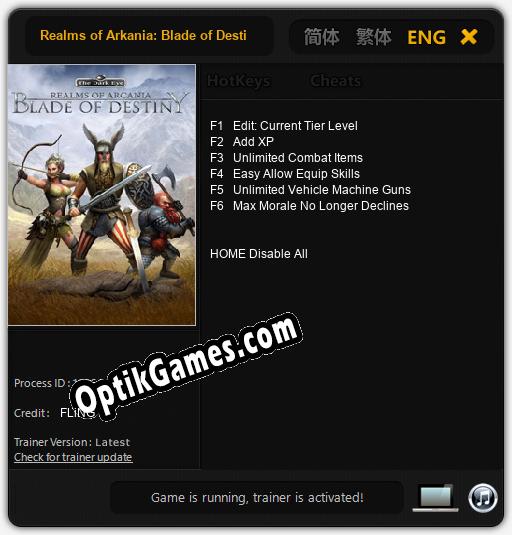 Realms of Arkania: Blade of Destiny HD: TRAINER AND CHEATS (V1.0.25)