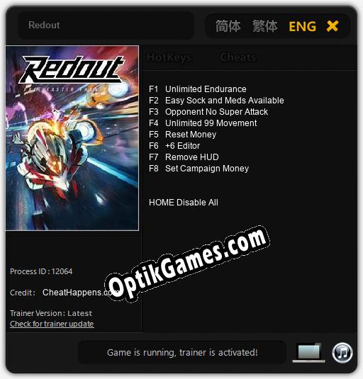 Redout: TRAINER AND CHEATS (V1.0.16)