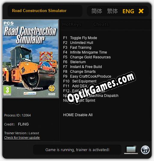 Road Construction Simulator: TRAINER AND CHEATS (V1.0.67)