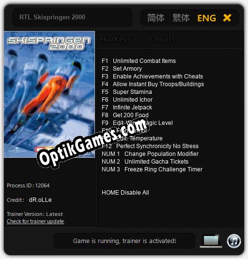 RTL Skispringen 2000: Trainer +15 [v1.6]