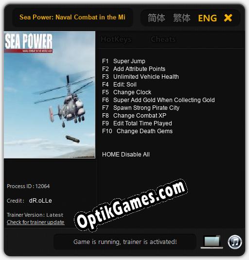 Trainer for Sea Power: Naval Combat in the Missile Age [v1.0.1]