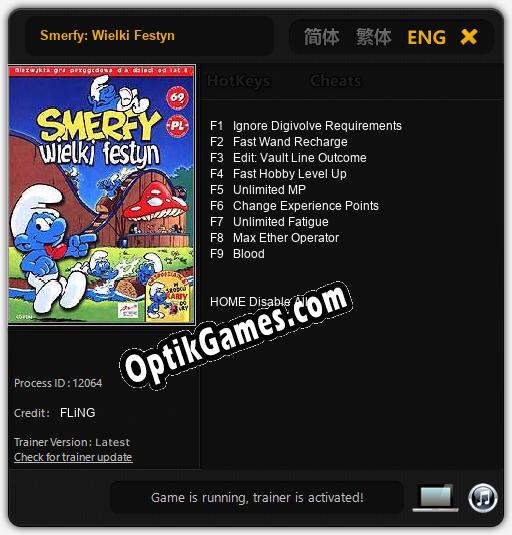 Smerfy: Wielki Festyn: TRAINER AND CHEATS (V1.0.62)