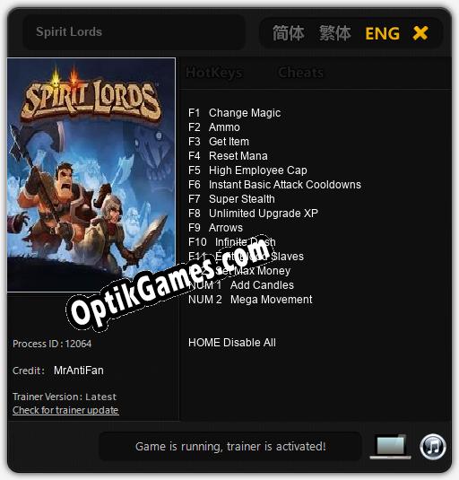 Spirit Lords: Trainer +14 [v1.5]