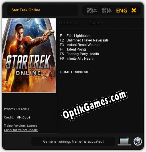 Star Trek Online: Cheats, Trainer +6 [dR.oLLe]