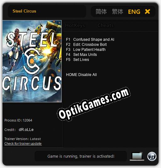 Steel Circus: Cheats, Trainer +5 [dR.oLLe]