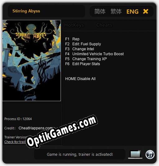 Stirring Abyss: Cheats, Trainer +6 [CheatHappens.com]