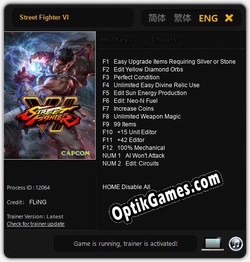 Street Fighter VI: TRAINER AND CHEATS (V1.0.79)