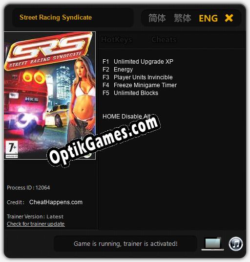 Street Racing Syndicate: Cheats, Trainer +5 [CheatHappens.com]
