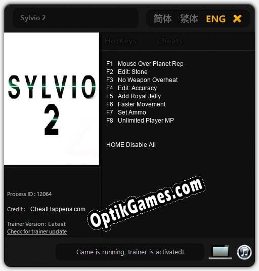 Sylvio 2: TRAINER AND CHEATS (V1.0.79)