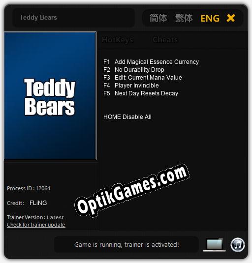 Teddy Bears: Trainer +5 [v1.8]