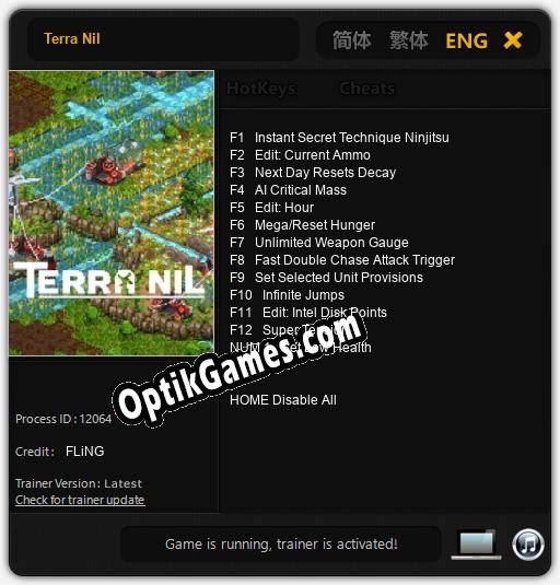 Terra Nil: TRAINER AND CHEATS (V1.0.3)