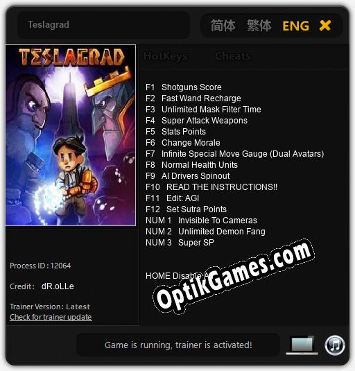 Teslagrad: Trainer +15 [v1.3]