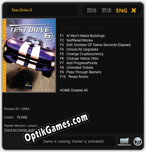 Test Drive 6: TRAINER AND CHEATS (V1.0.5)
