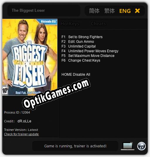 The Biggest Loser: Cheats, Trainer +6 [dR.oLLe]